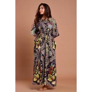 Caftan Dress for Women Long Kaftan Loungewear Resort Wear Boho Beach Cover Up